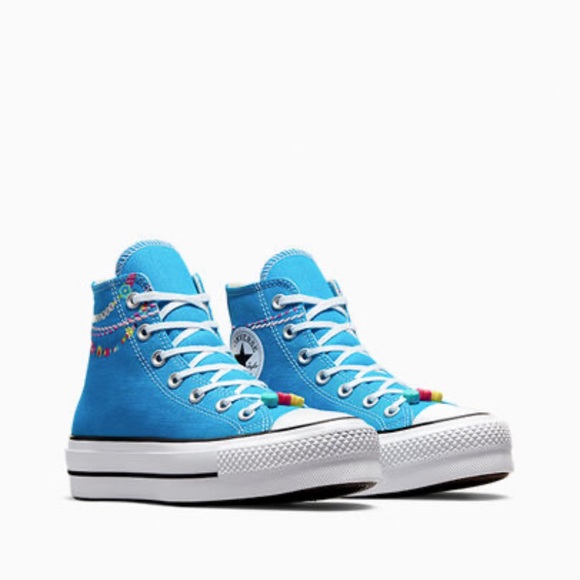 NWT Chuck Taylor All Star Lift Platform Embroidered Bracelet - Picture 8 of 8